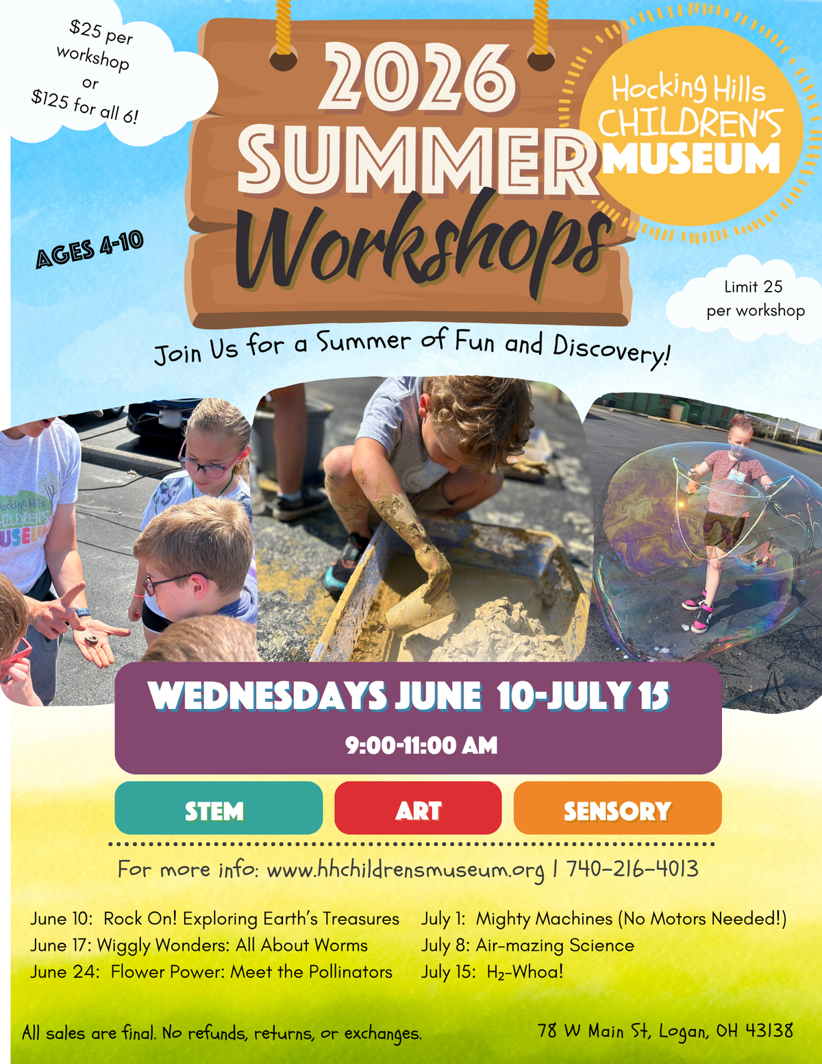 Summer Workshop Series-Single Workshop